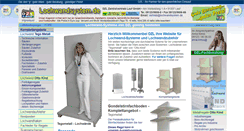 Desktop Screenshot of lochwandsystem.de